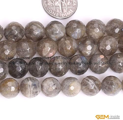 Miniatura 429 de GEM-Inside Red Orange Carnelian Gemstone Loose Beads Natural Energy Power Beads for Jewelry Making Round Faceted 8mm 15