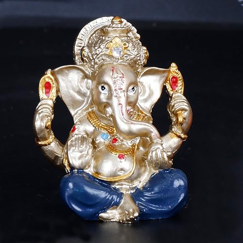 ARTVARKO Lord Ganesha Ganesh Bhagwan Idol Ganpati Poliresina Murti Estatua para 