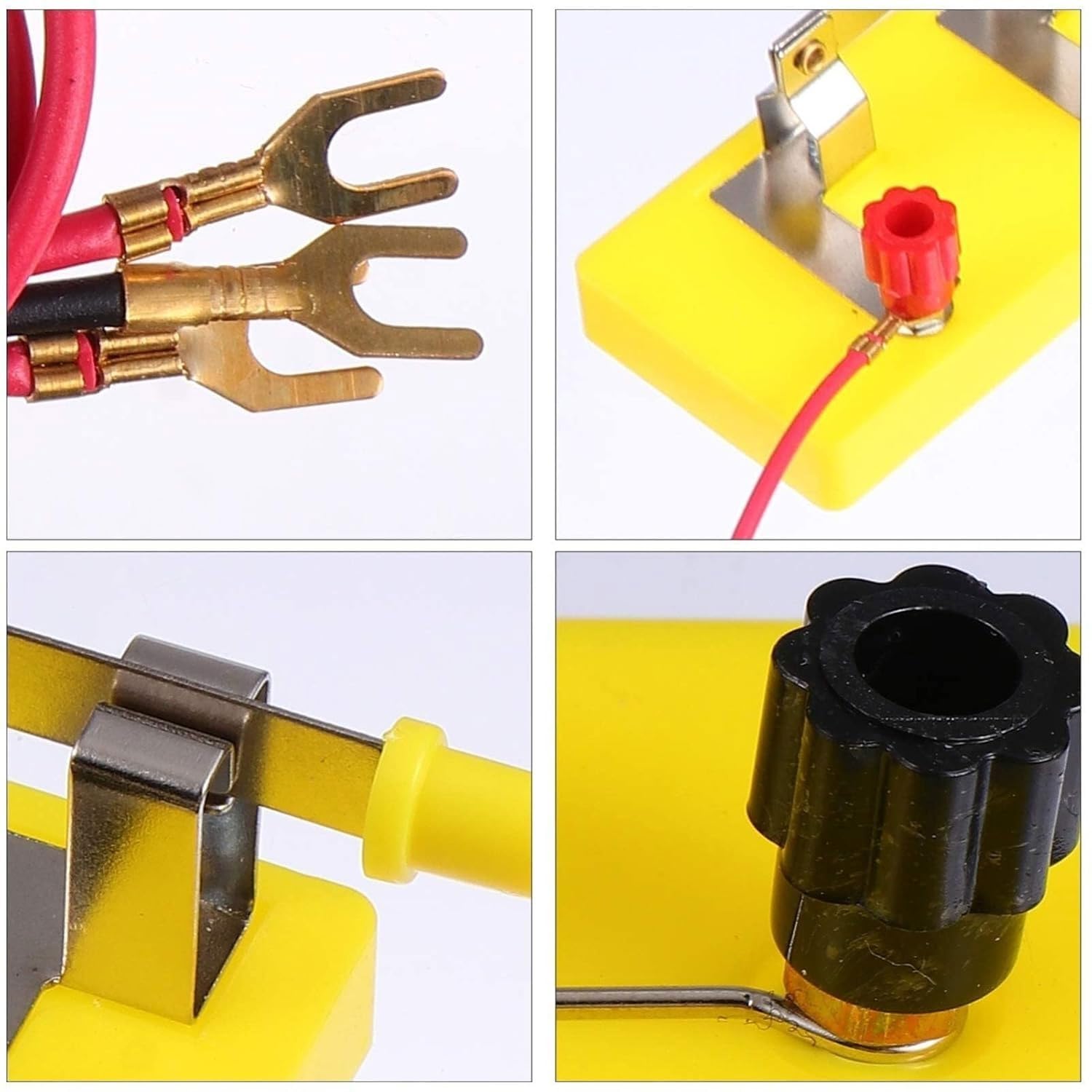 Kit didattico for la Scienza dei circuiti da 7 Pezzi - Set di esperimenti elettrici di Fisica in Rame for l'istruzione STEM