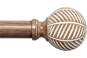 Wood Curtain Rods for Windows: Durable, Decorative, and Adjustable
