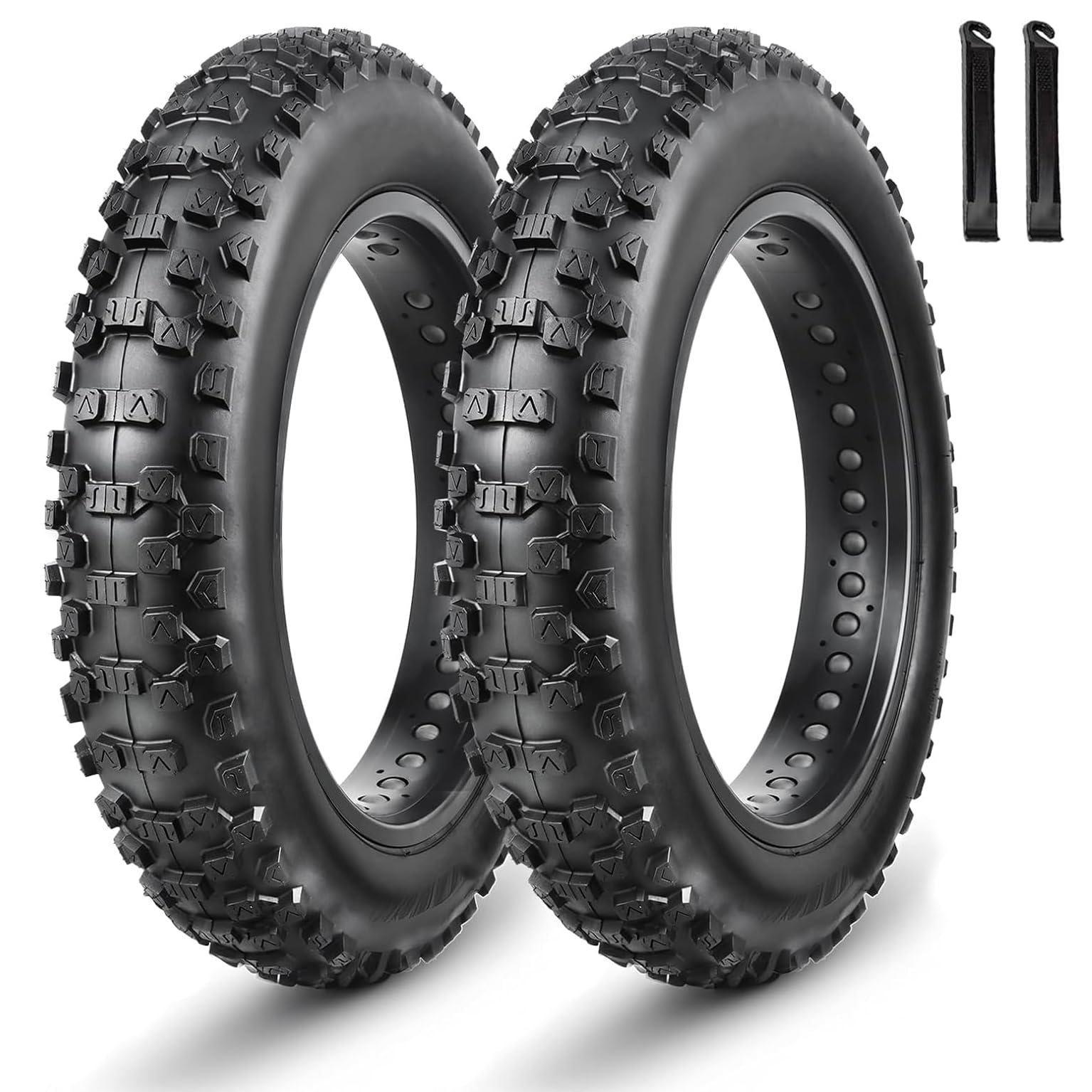 MOHEGIAEbike Fat Tire: 20x4.0/26x4.0 Inch E-Bike Mountain Bicycle Tire Replacement,High-Performance and All-Terrain Folding Electric MTB Tire with Offroad or Trail Riding