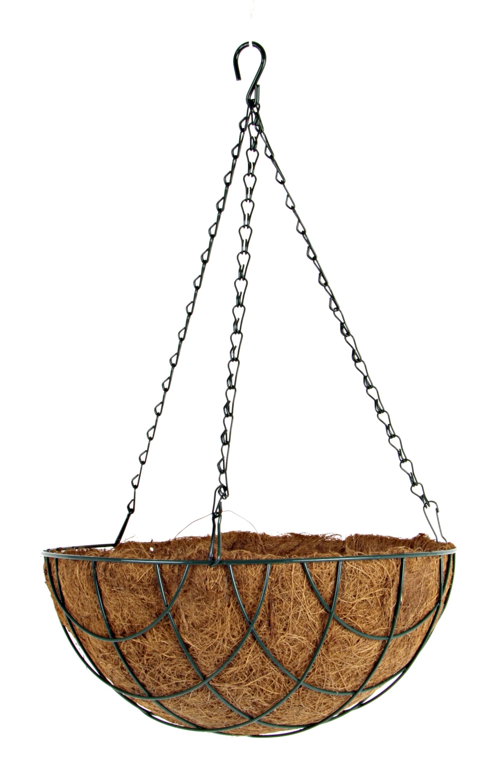 Hanging Basket 25 cm with Coir Plant Hanging Basket Hanging Flower Pot Planter