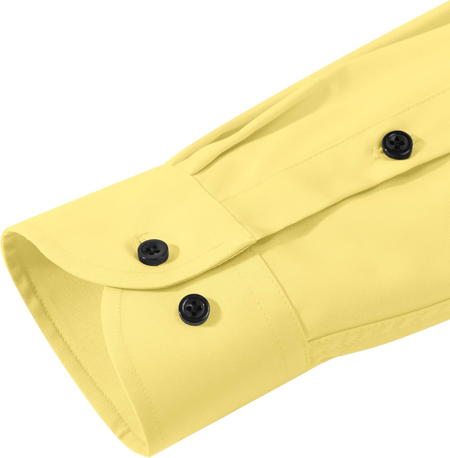 Men's Dress Shirts Long Sleeve Stretch Wrinkle Free Wedding Formal Business Button Down Shirt - Image 5