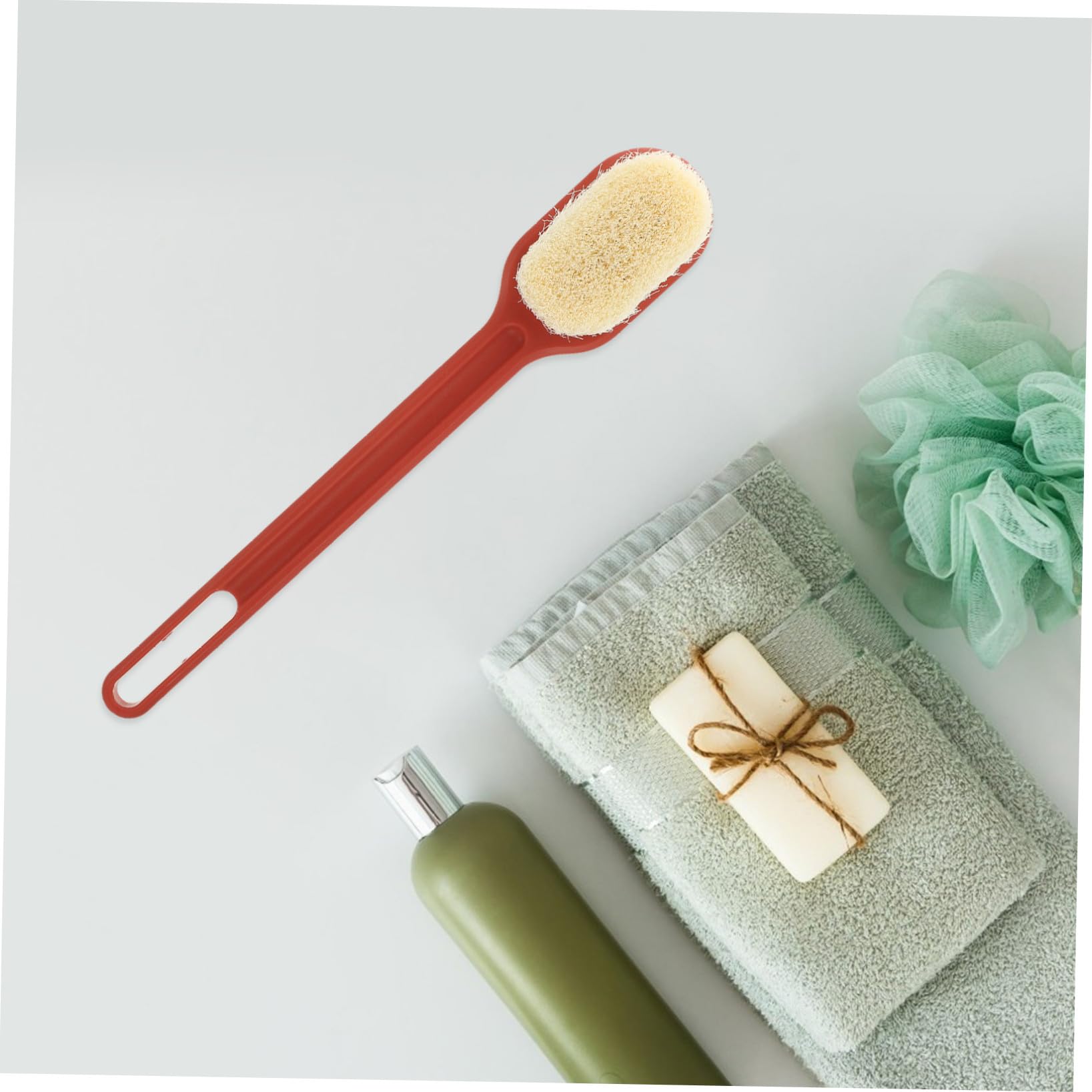 Didiseaon 3 Piezas cepillo para fregar la espalda masajeador de cuerpo cepillo masajeador esponjas cepillo de mango largo cepillo de ducha duradero tómate un baño cepillo de masaje cepillar
