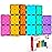 NEOFORMERS 16PCS Square Magnetic Tiles Magnet Expansion Set, Construction Building Blocks, Starter Set for Kids Ages 3+