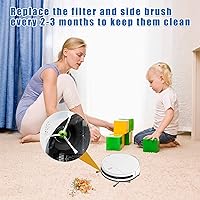 Vista 8 de Piezas de repuesto compatibles con iRobot Roomba E&i Series i7 J7 i3 i4 i7+ Plus i3+ i4+ i6 i6+ i8 i8+ E5 E6 j7+ Plus, 2 cepillos de goma