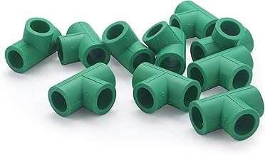 Tee PPR equal Ø20 mm x10 units | For bypasses in hot or cold water systems with PPR pipe | Strong, durable and easy to heat melt soldering connection | QUICK PLOMBERIE