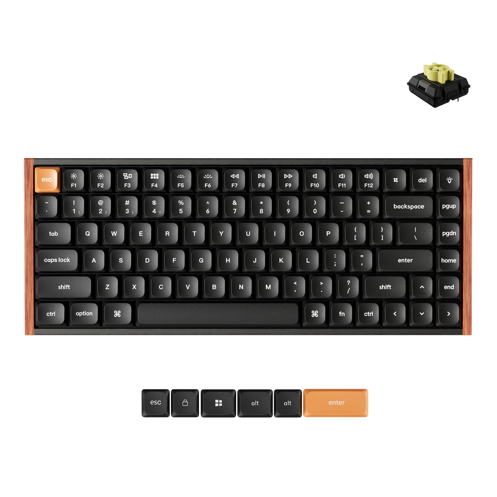 Keychron K3 Max SE QMK Wireless (2.4 GHz & Bluetooth) Custom Mechanical Keyboard with Ultra-Slim Body Launcher Support Hot-swappable Low-Profile Switch PBT Keycaps Compatible with Mac Windows Linux - 1