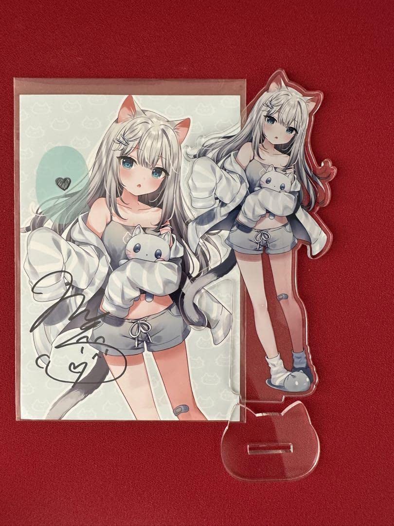 イラストレーター まふゆ 直筆色紙 サイン入り まふゆ先生 直筆サイン入りイラスト