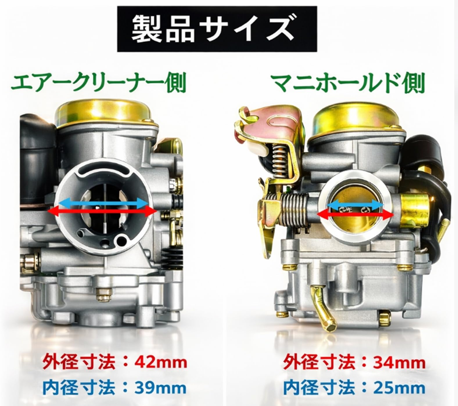 Amazon | ヤマハ 用 シグナスX 125 キャブレター 5TY YAMAHA 用 バイク