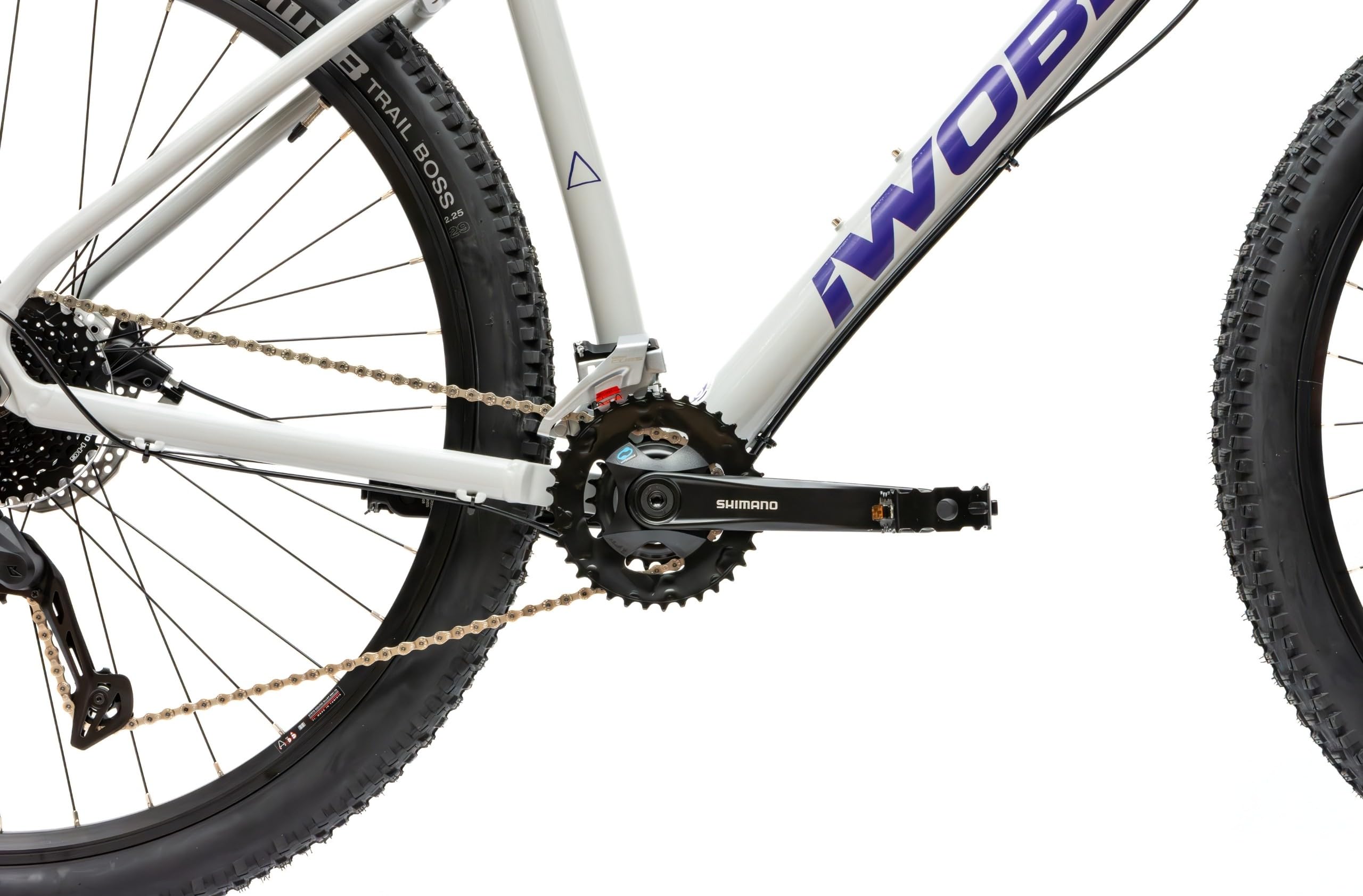 Rower Górski MTB 29", Szary z Fioletowymi Akcentami, Męski, 18-Biegowy