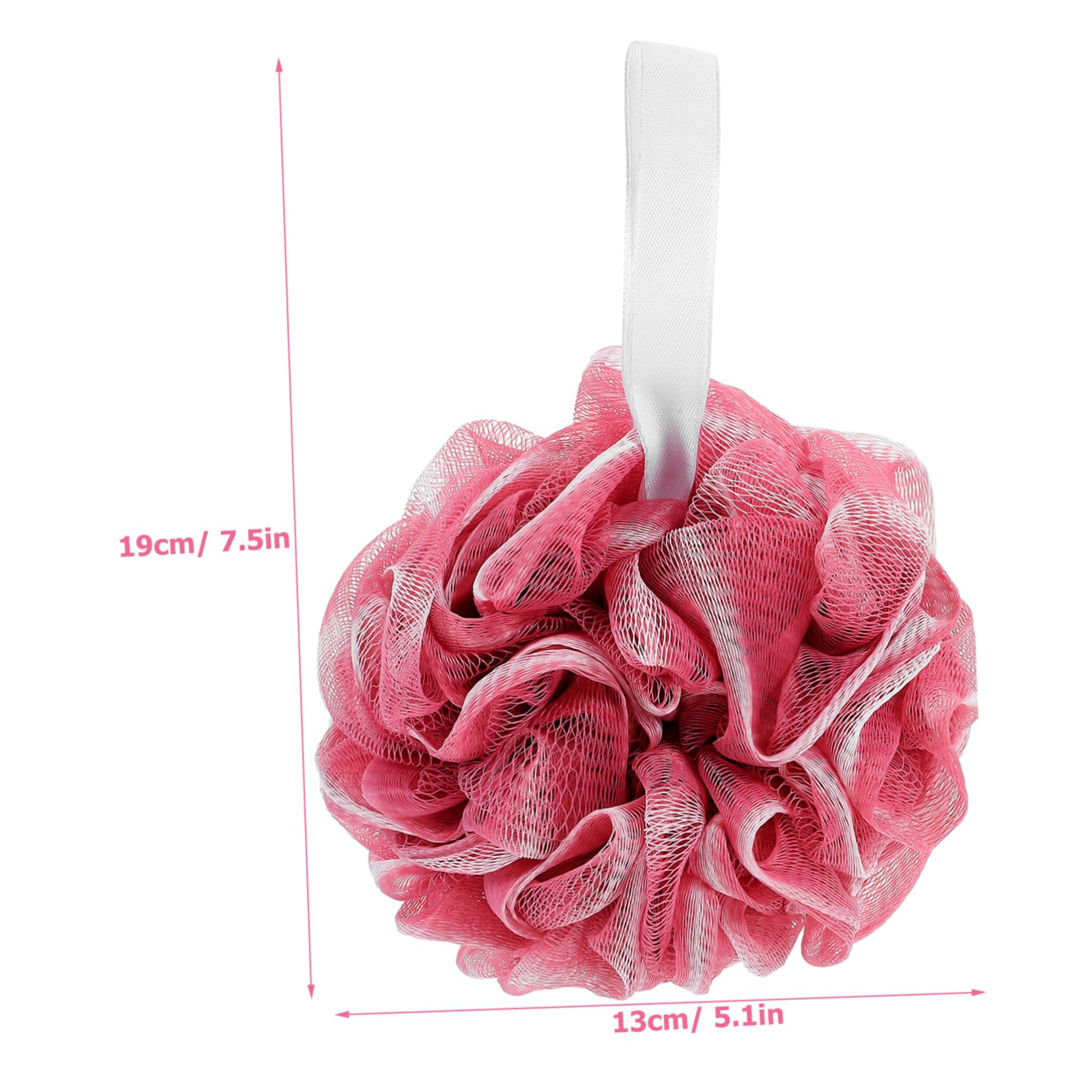 Gogogmee 4Pcs Bath Ball Gradient Color Exfoliating Shower Loofah Skin Skin for Gentle Cleansing and Relaxation Bathing Routine