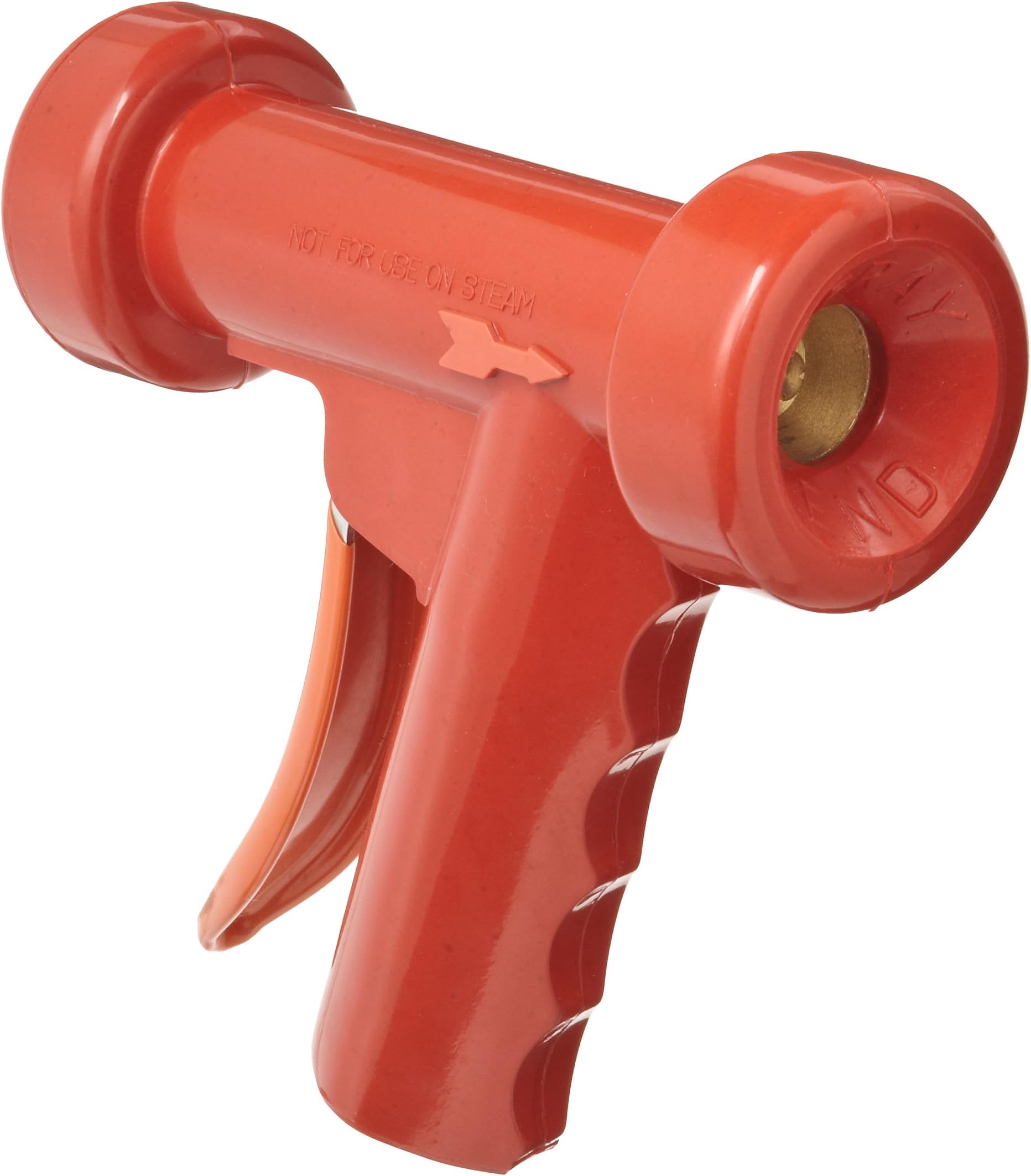 150B-R Pistol Grip Spray Nozzle, Brass, 1/2 NPT, Red