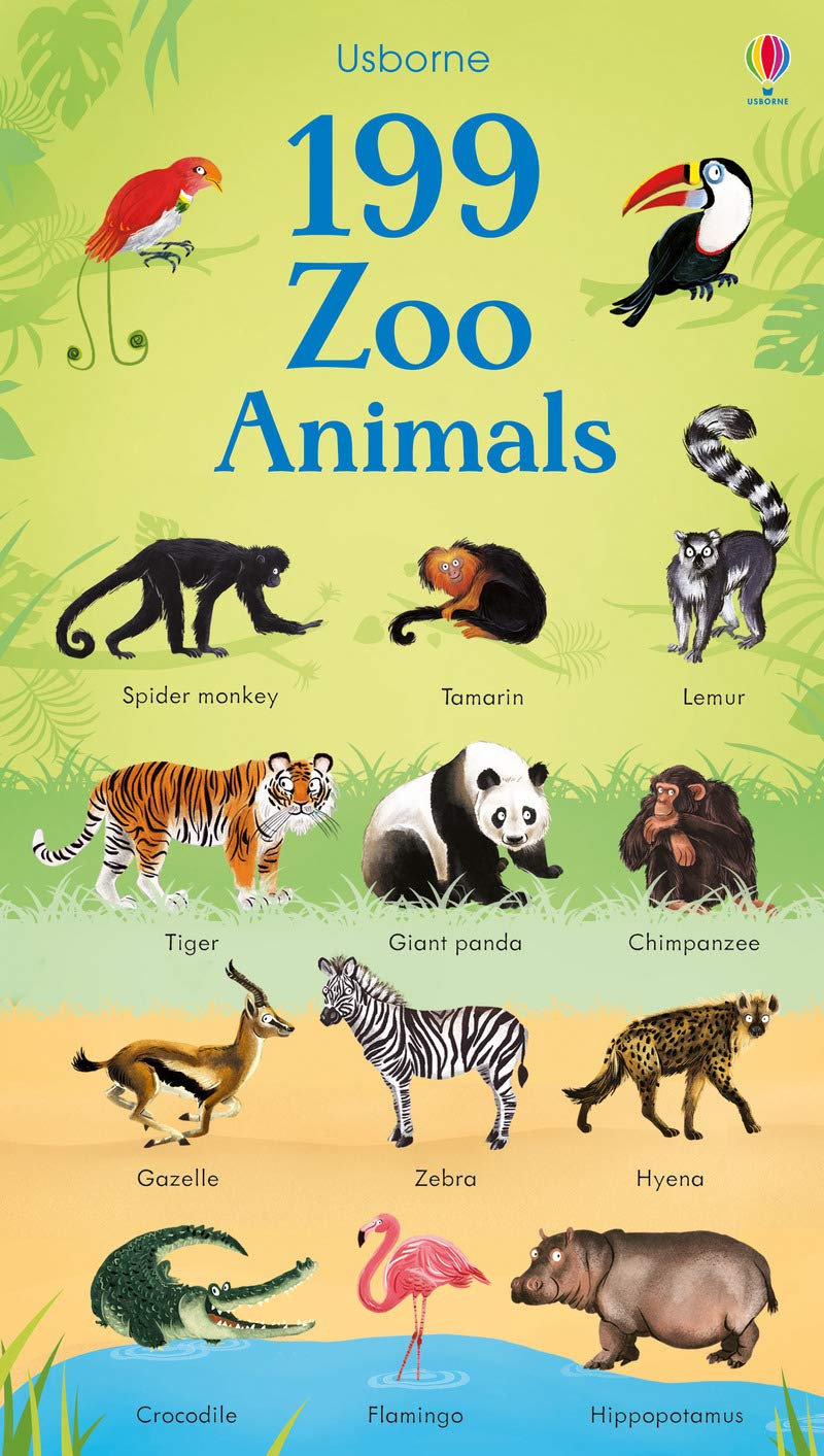 199 zoo animals Hardcover – August 31, 2017