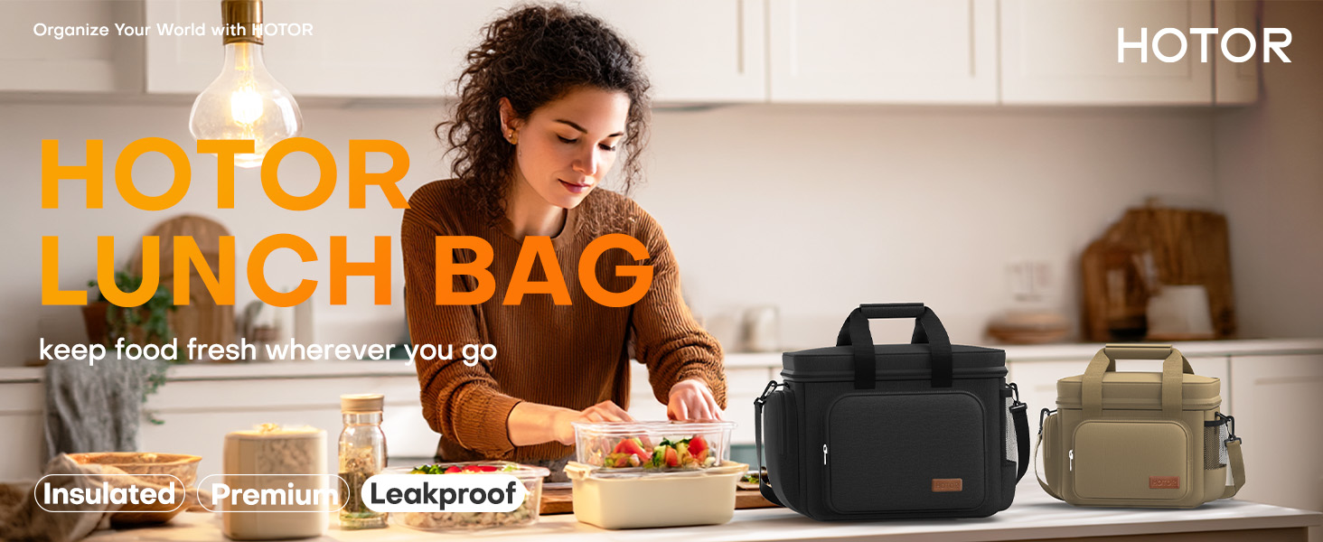 Amazon.com: HOTOR Lunch Box for Men and Women - Leak-Proof