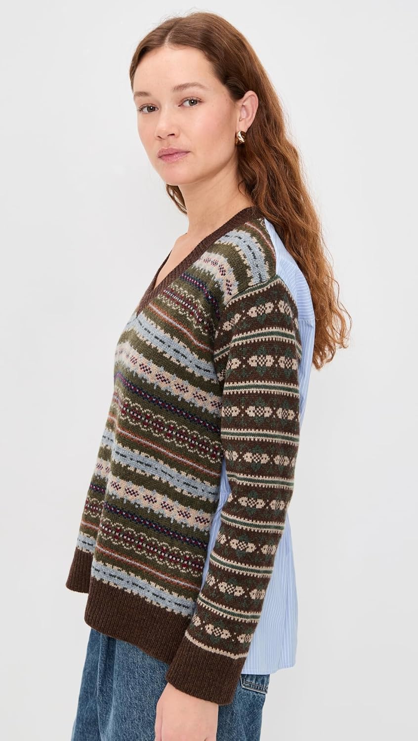 Sea Women's Ciara Fair Isle Knit Sweater - Image 4