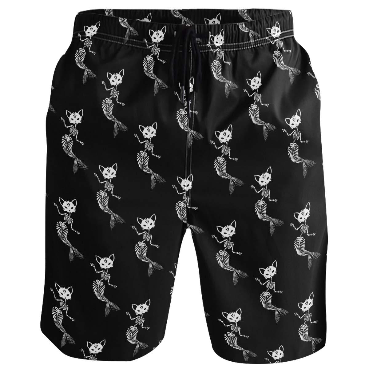 Men's Colorful Flower Print Beach Shorts Hot Summer Swim Trunks Sports Running Bathing Suits with Mesh Lining-image-4