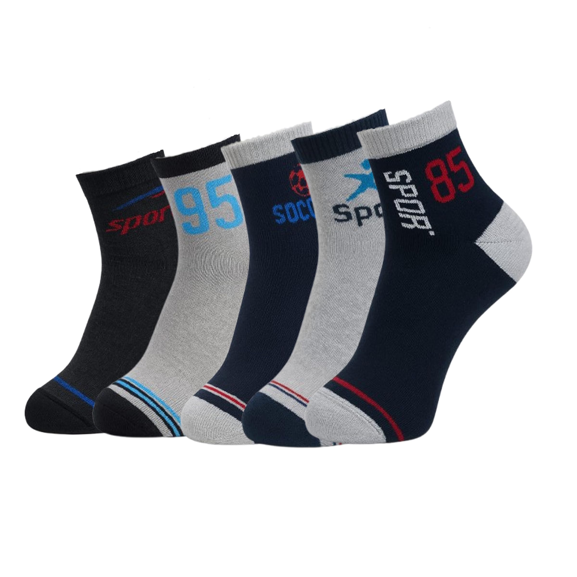 Blute Unisex Cotton Ankle Socks for Men & Women – Soft, Breathable, Moisture-Wicking, Odor Resistant, Everyday Low-Cut Socks | (pack of 1)-image-45