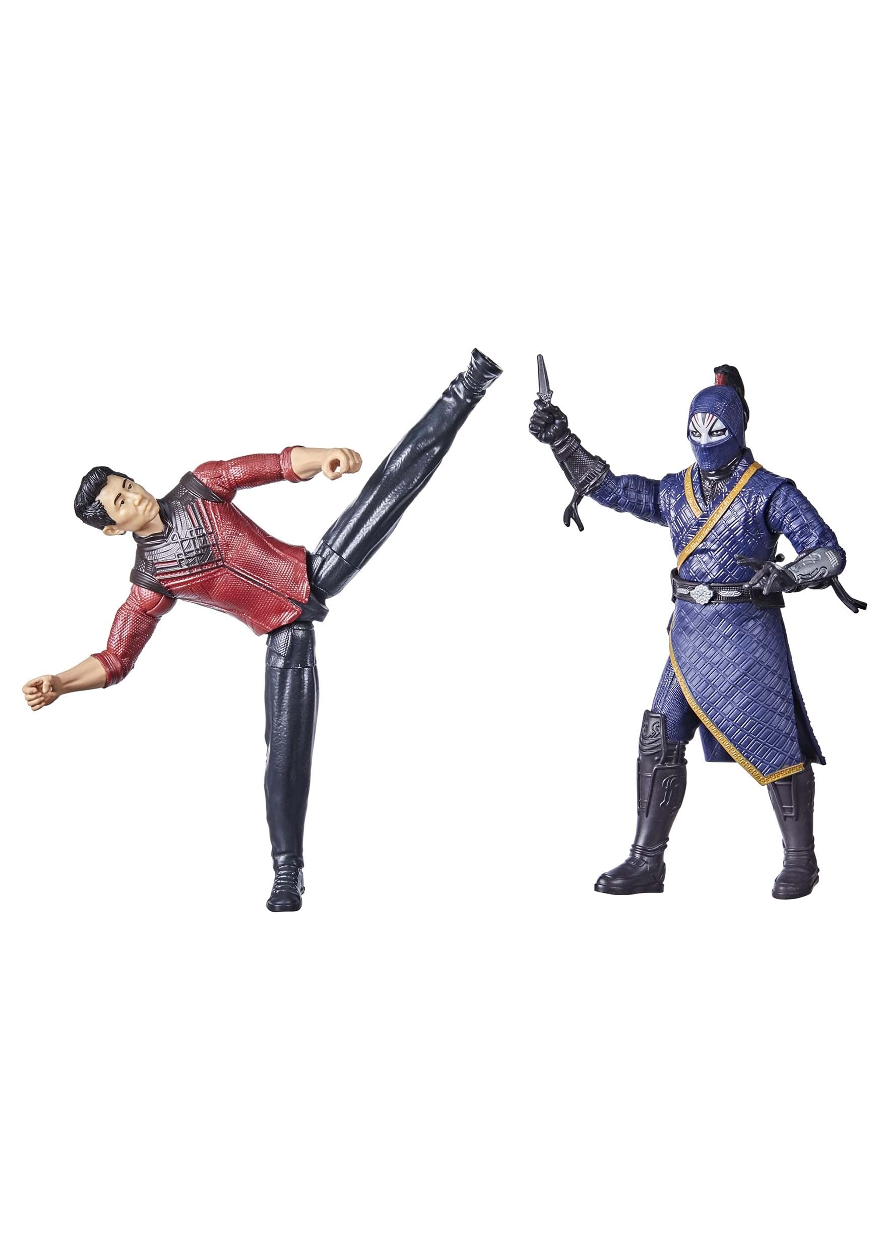 Hasbro Marvel Shang-Chi and The Legend of The Ten Rings Action Figure Toys, Shang-Chi vs. Death Dealer 6-inch Battle Pack, Kids Ages 4 and Up
