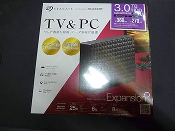 Amazon | エレコム SGD-NZ030UBK(ブラック) 外付けHDD 3TB USB3