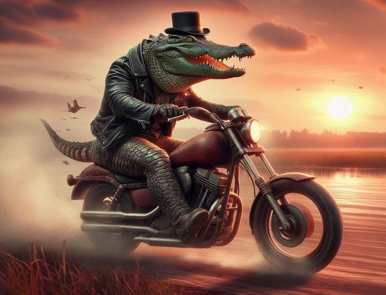 Amazon.com: Western Alligator Rider - Unique Wooden Puzzles - 1000 ...