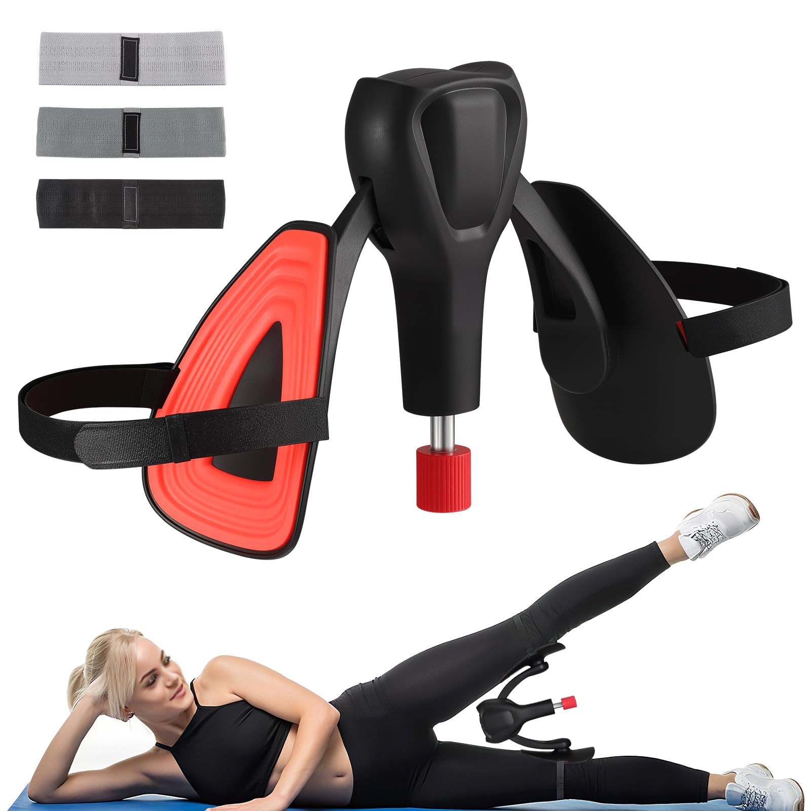 Fippy Oberschenkeltrainer für Damen und Herren, verstellbarer Widerstand Beintrainer für Arme, Hüfte
