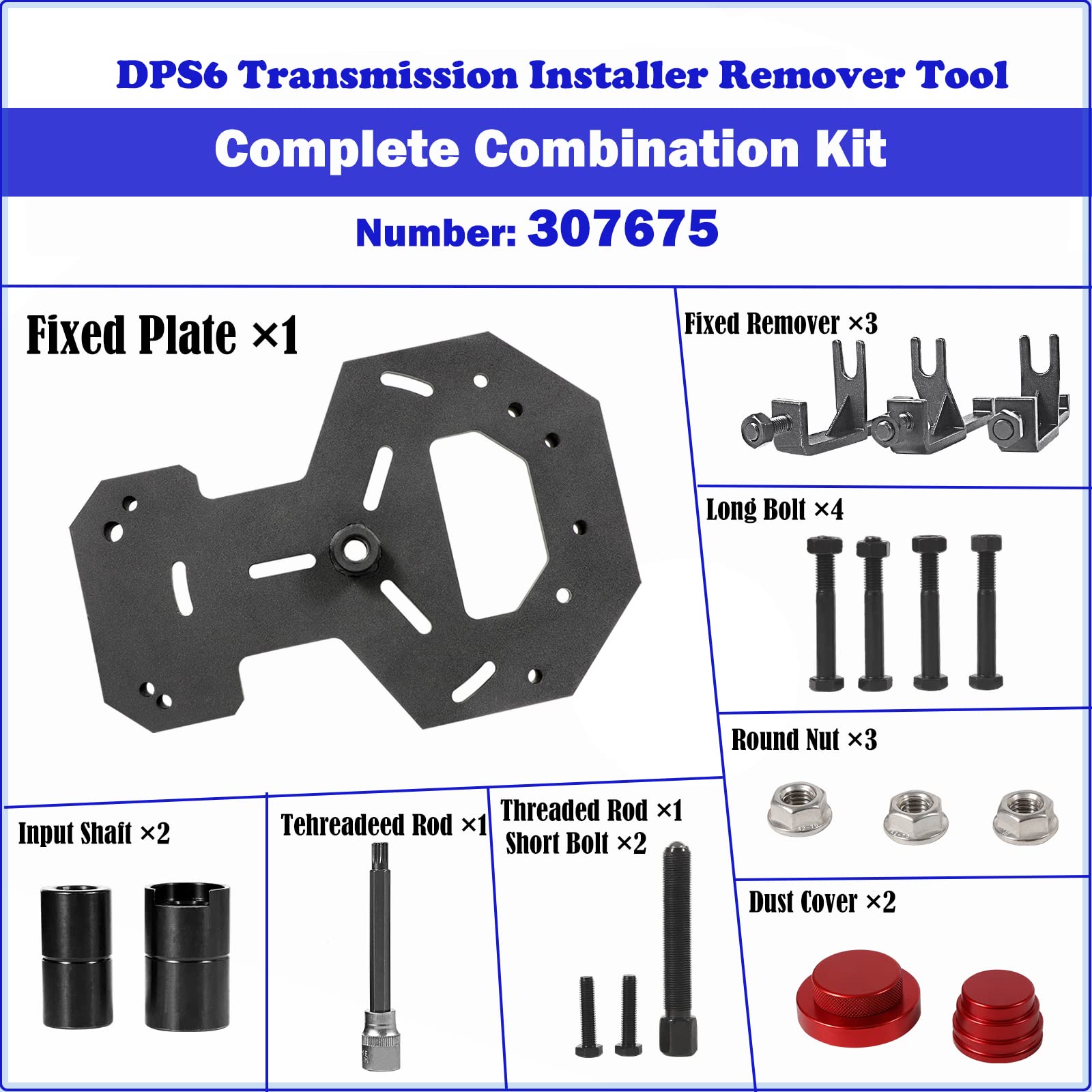 Amazon.com: E-cowlboy Double Clutch Dry DPS6 Transmission 