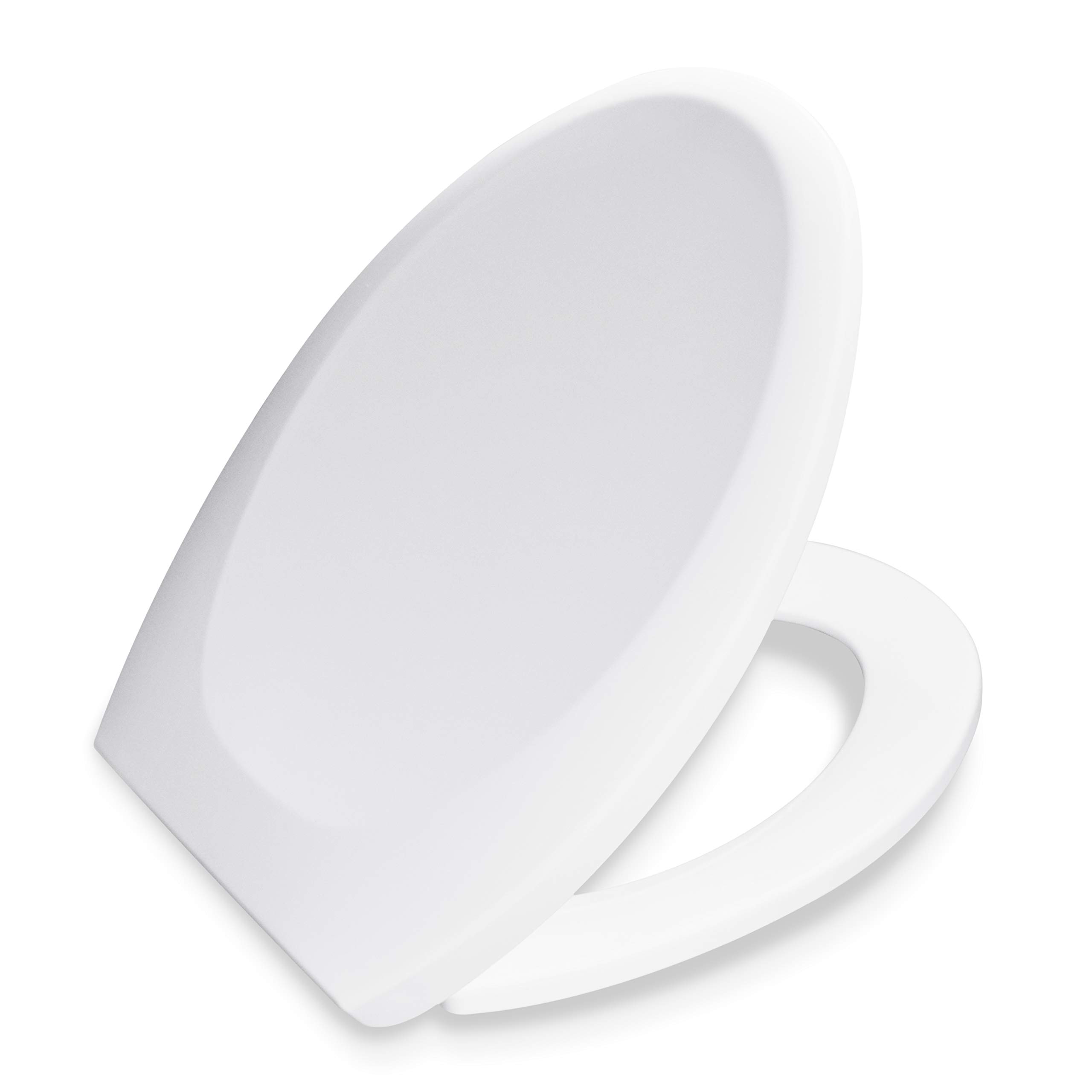 Buy BATH ROYALE BR60600 Premium Elongated Toilet Seat, White Soft