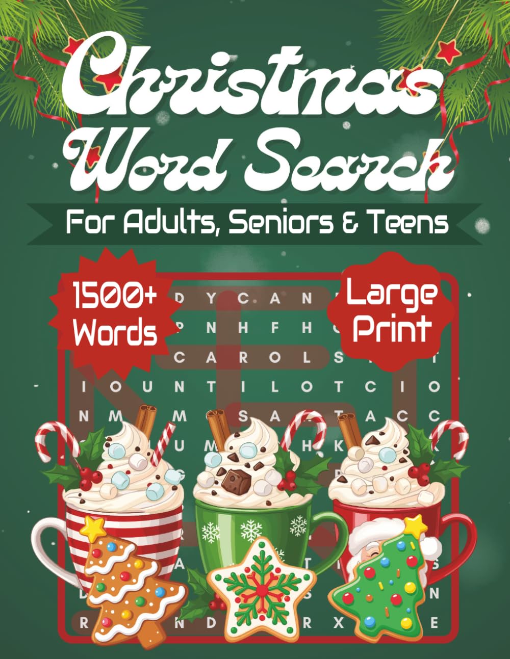 Christmas Word Search Puzzle Book: Word Search with Large Print about Christmas, Christmas Traditions, Holiday Celebrations and More | 8.5x11 inches, ... Best for Vacation, Holiday and Leisure Times