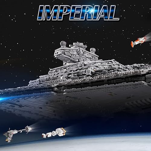 Miniatura 3 de Mould king 13135 Super Star Destroyer Modelo Destructor de Estrellas Imperial-Clase I juguete de construcción de destructor de estrellas de clase I