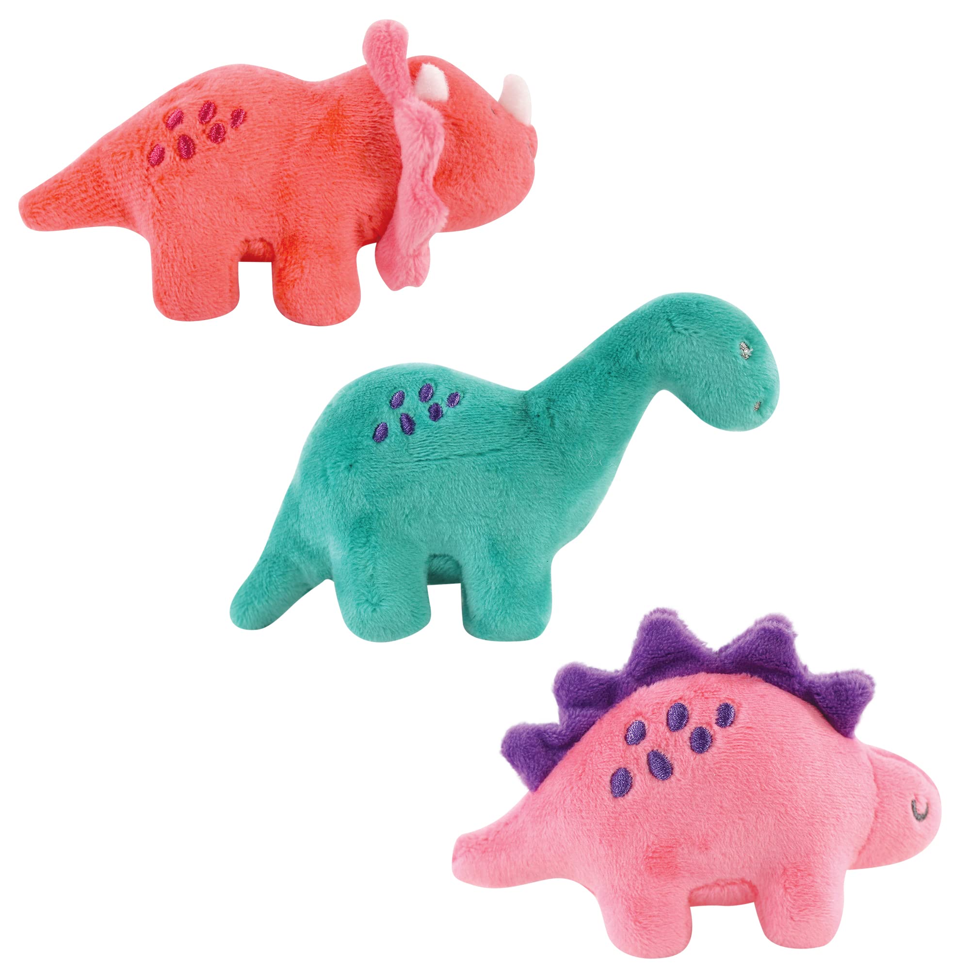 Luvable Friends Unisex Baby Squeaky Plush Dog Toy With Rope