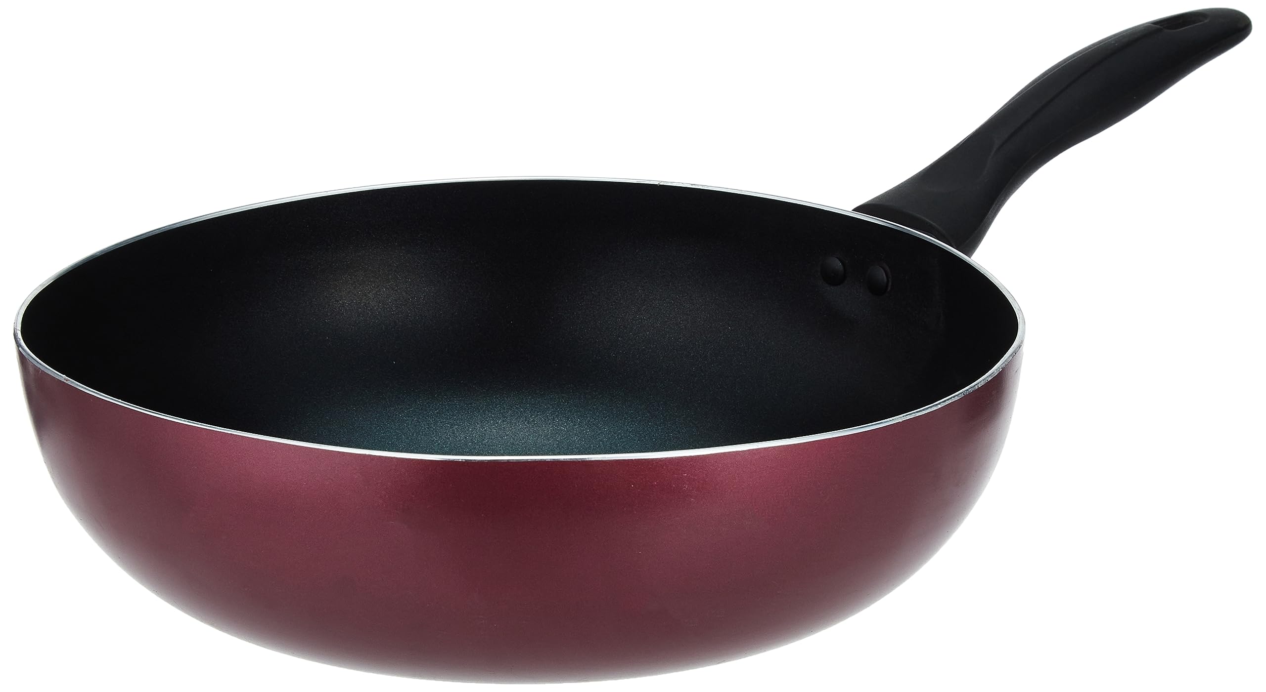 Wilson Ckb4-Wk-28 Non-Stick Coating Pressed Wok, 28 Cm, Red, Aluminium