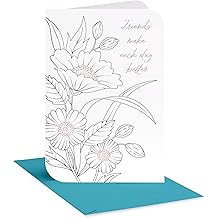 American Greetings Classic Floral Friendship Card for Women, Thinking of You Card for Her (So Grateful)