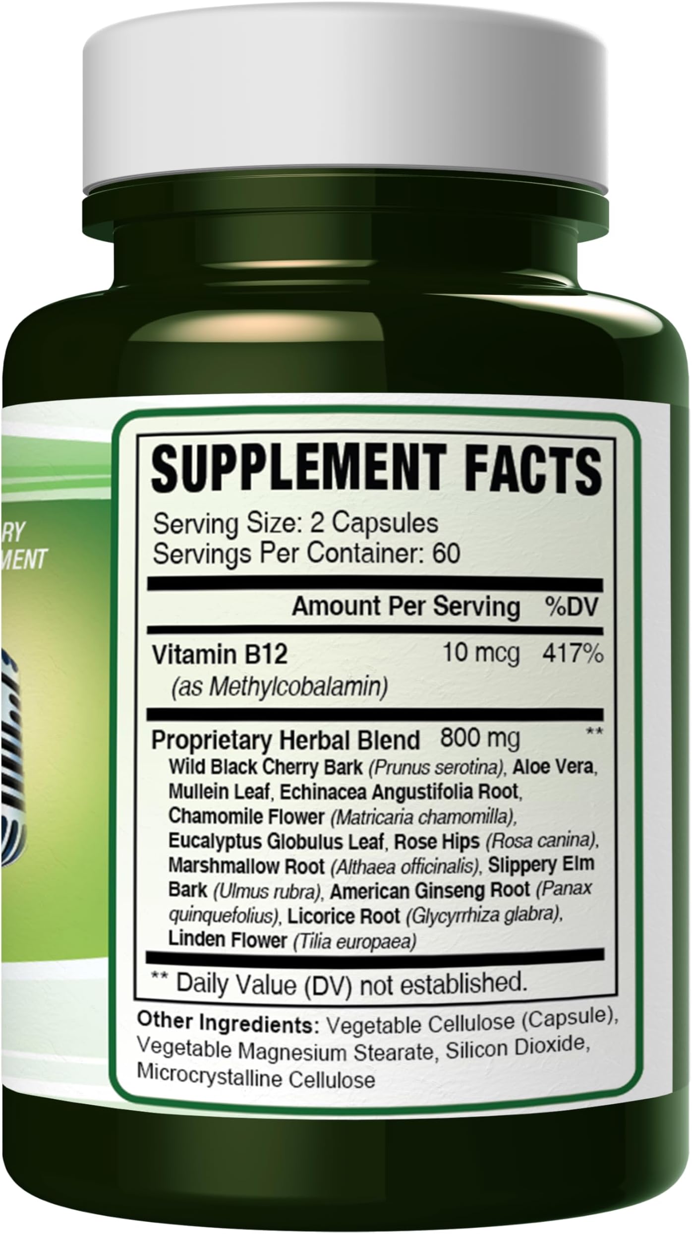 Voice Vitamin for Hoarseness, Laryngitis, and Expectorant with Slippery Elm