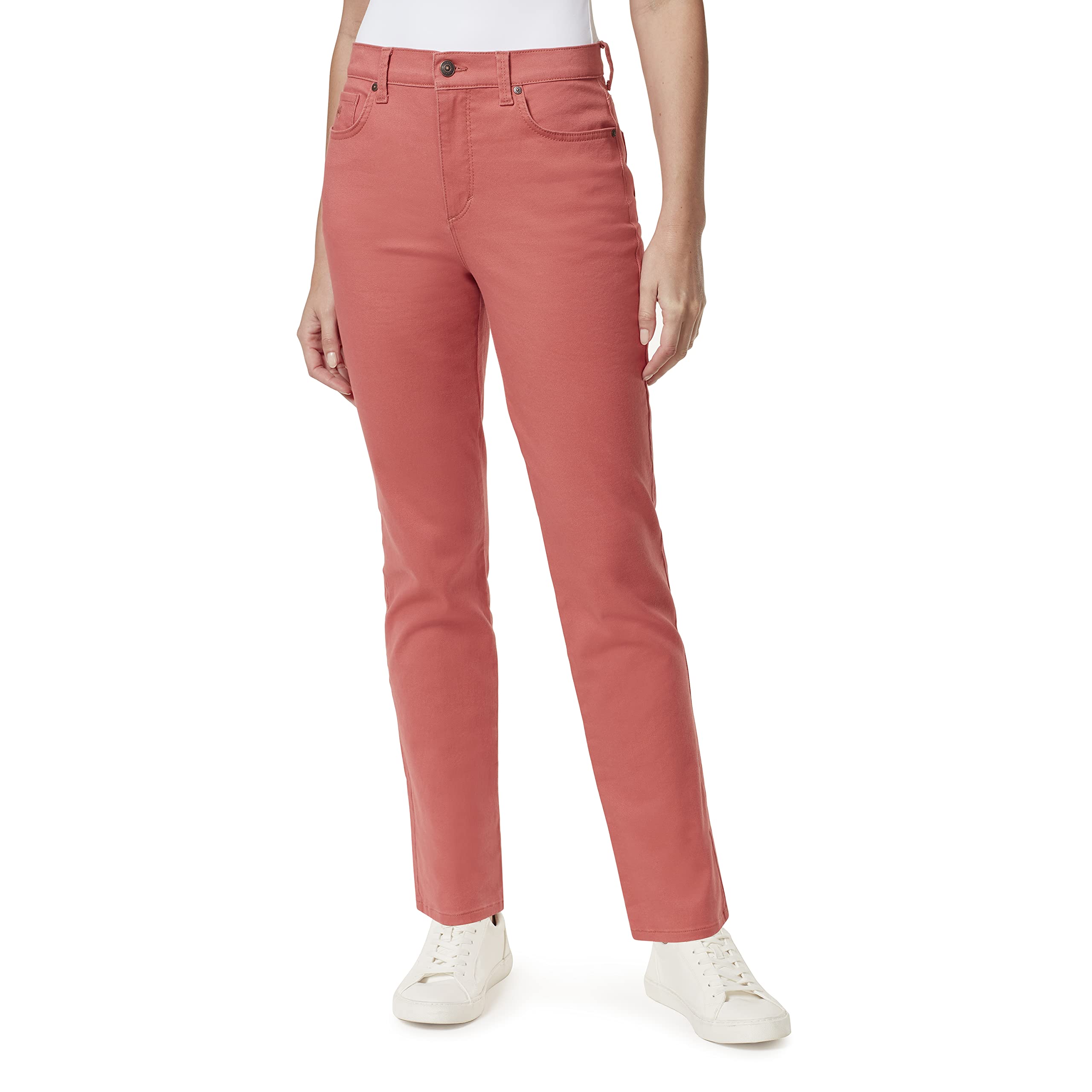Gloria VanderbiltWomen's Amanda Classic High Rise Tapered Jean Standard, Persimmon, 12