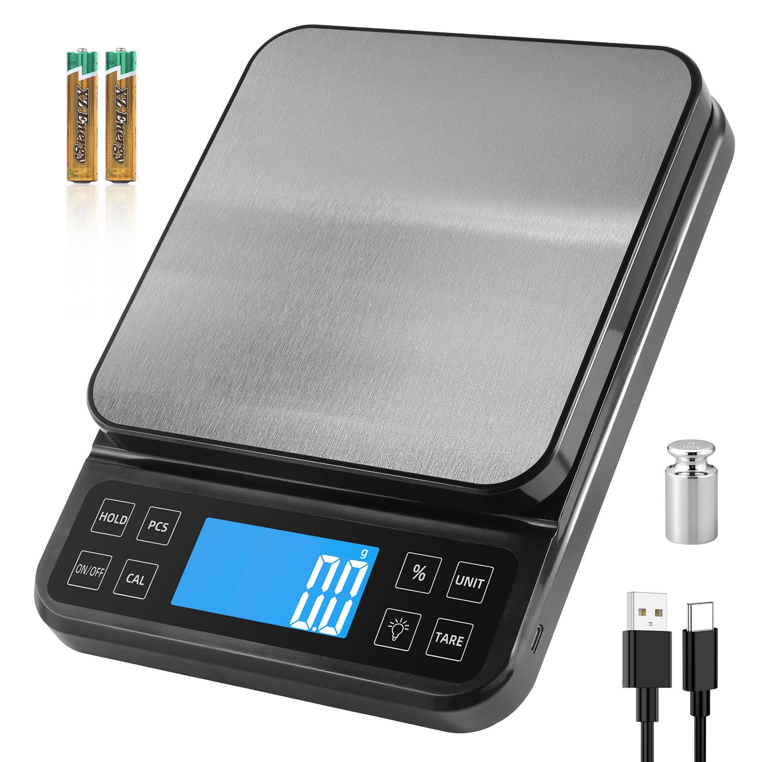 Amazon.co.jp: BOMATA 大型キッチンスケール 0.1g 高精度 容量5kg