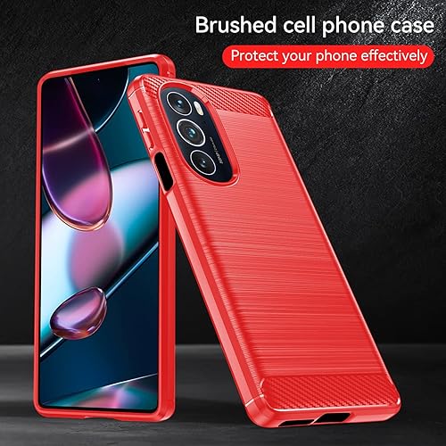 Miniatura 6 de Osophter Funda para Motorola Edge Plus 2022, Moto Edge Plus 2022, absorción de golpes, flexible de goma de TPU, funda protectora para Motorola Edge