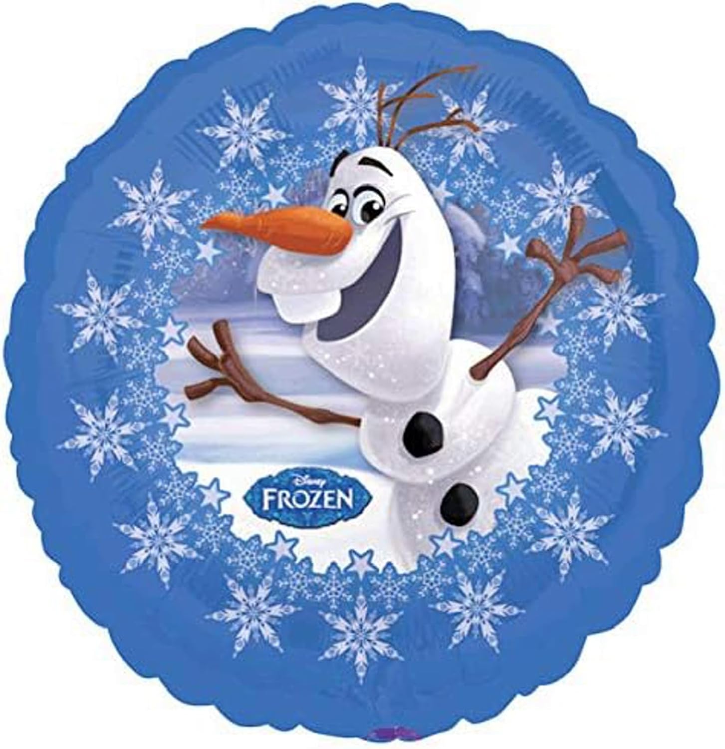 Anagram Frozen Elsa Anna and Olaf Party Supplies 3 pc Birthday Balloon Decorations, BQ_4148