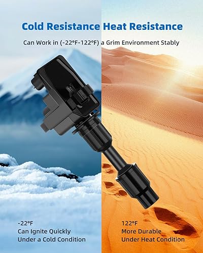 Vista 973 de ECCPP Bobinas de encendido portátiles de repuesto para automóvil compatibles con Infiniti I30/para Nissan Maxima 3.0L V6 2000-2001 Reemplazo