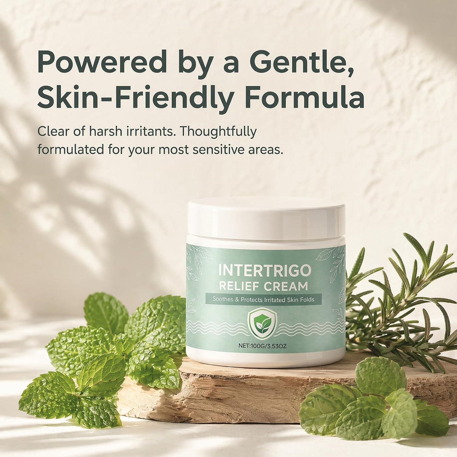 Intertrigo Cream – Skin Fold Barrier Cream for Daily Care, Gentle Moisture Formula for Friction-Prone Areas, Lightweight Fast-Drying Non-Greasy for Women & Men