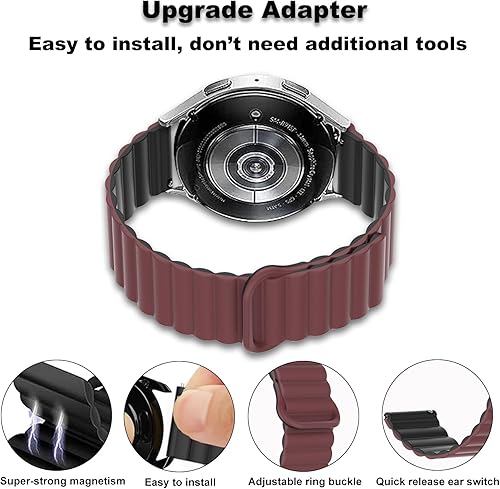 Miniatura 2 de Correa de 0.78 pulgadas compatible con Samsung Galaxy Watch 6Watch 6 ClassicWatch 55 ProWatch 4 1.575 pulgadas1.732 pulgadasWatch 4 Classic LTE