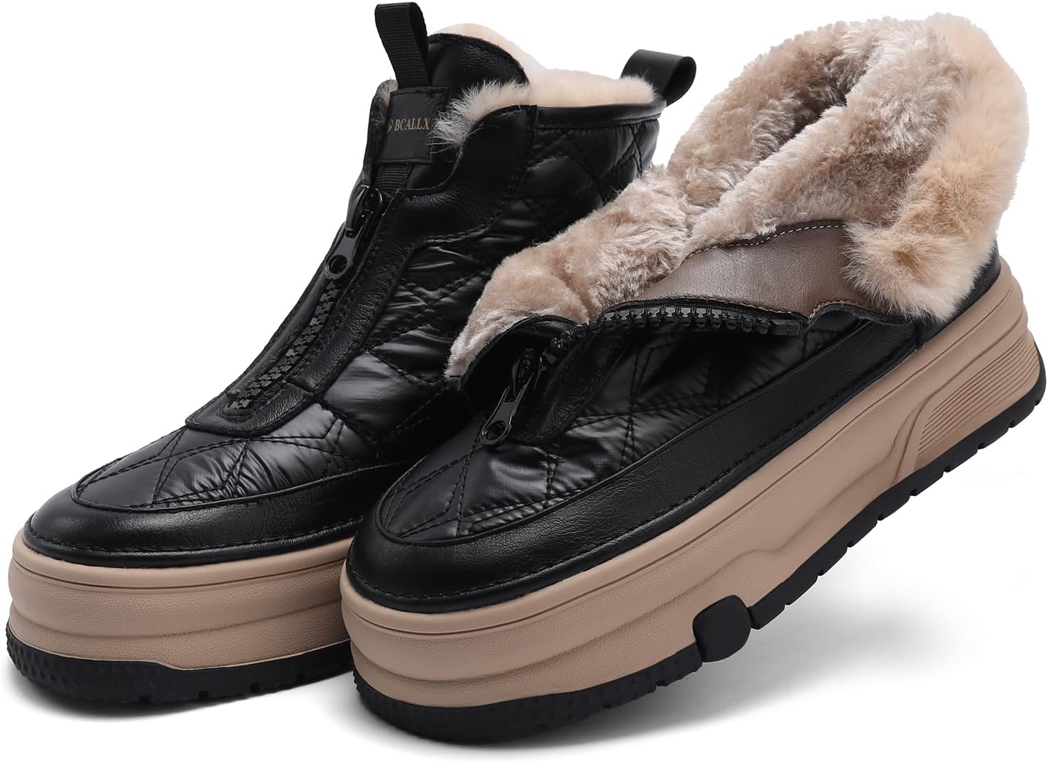 Women's Warm Snow Boots Cold Weather Winter Boots Fur Lined Comfortable Lightweight