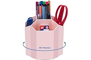 Blush Pink Pencil Holder for Desk