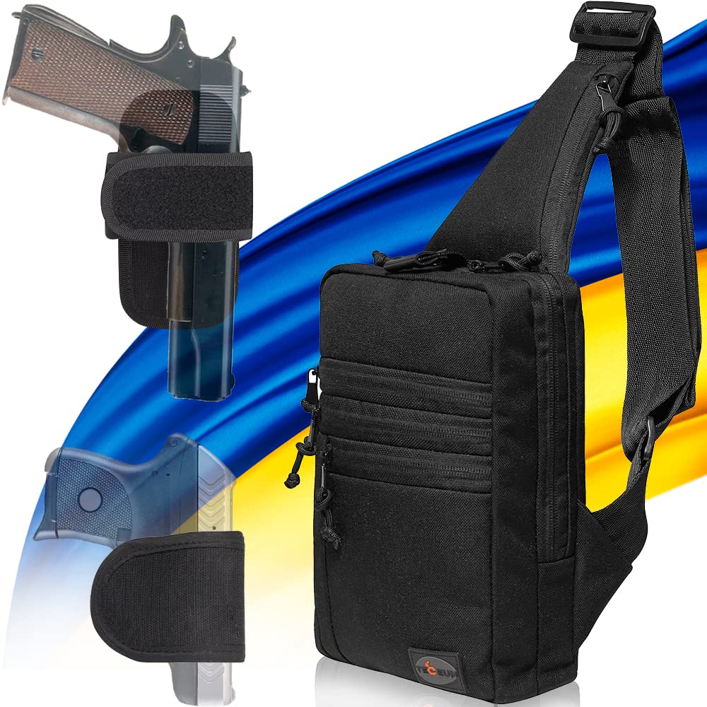 Buy TECEUM Tactical Bag Shoulder Sling Bag for Concealed Carry of