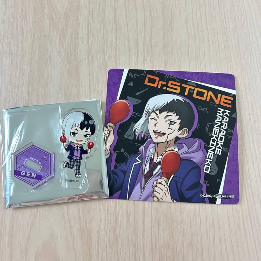 Dr.STONE　まねきねこコラボコースター Dr.STONE まねきねこ コラボコースター - メルカリ
