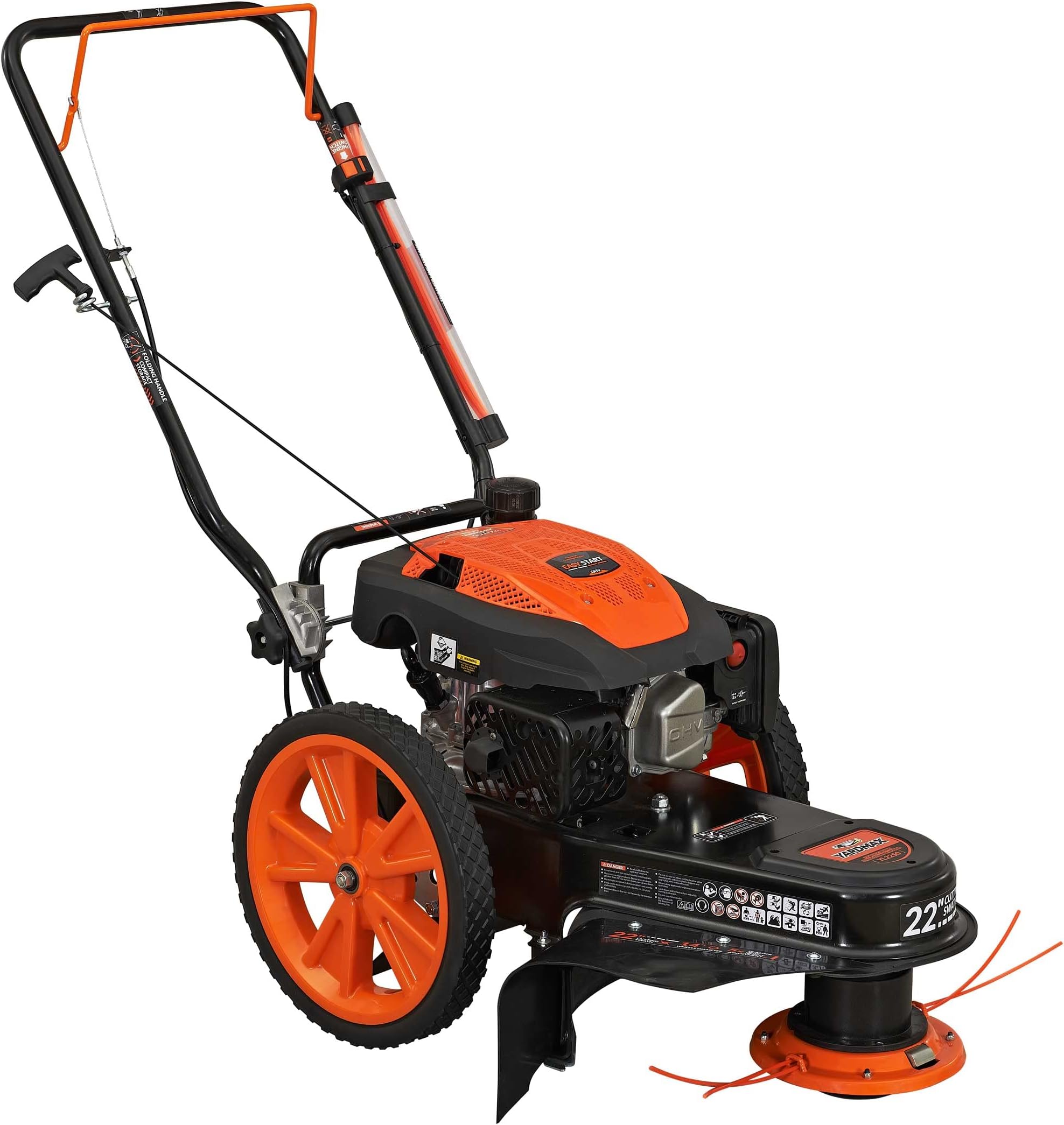 YL2250 22 in. 170cc Gas Walk Behind String Trimmer Mower, Orange