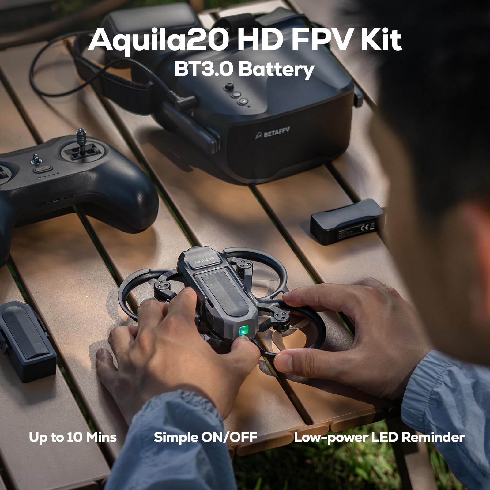 BETAFPV Aquila20 HD FPV Drone Kit with 1080P Camera, Altitude Hold, 2S Propulsion System for Beginner
