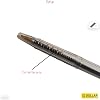 DOLLAR 10 x 0.8mm Clipper Ball Pen BLACK Retractable Soft Biro Ballpoint Pens