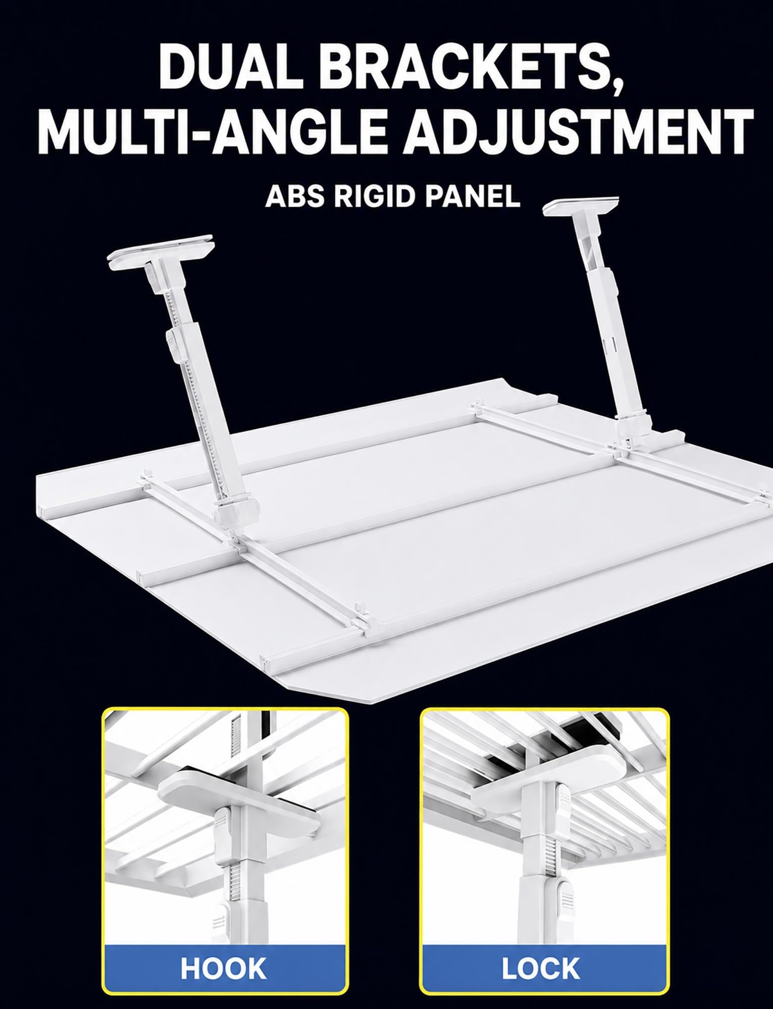 Quadratischer Decken-AC-Deflektor aus ABS