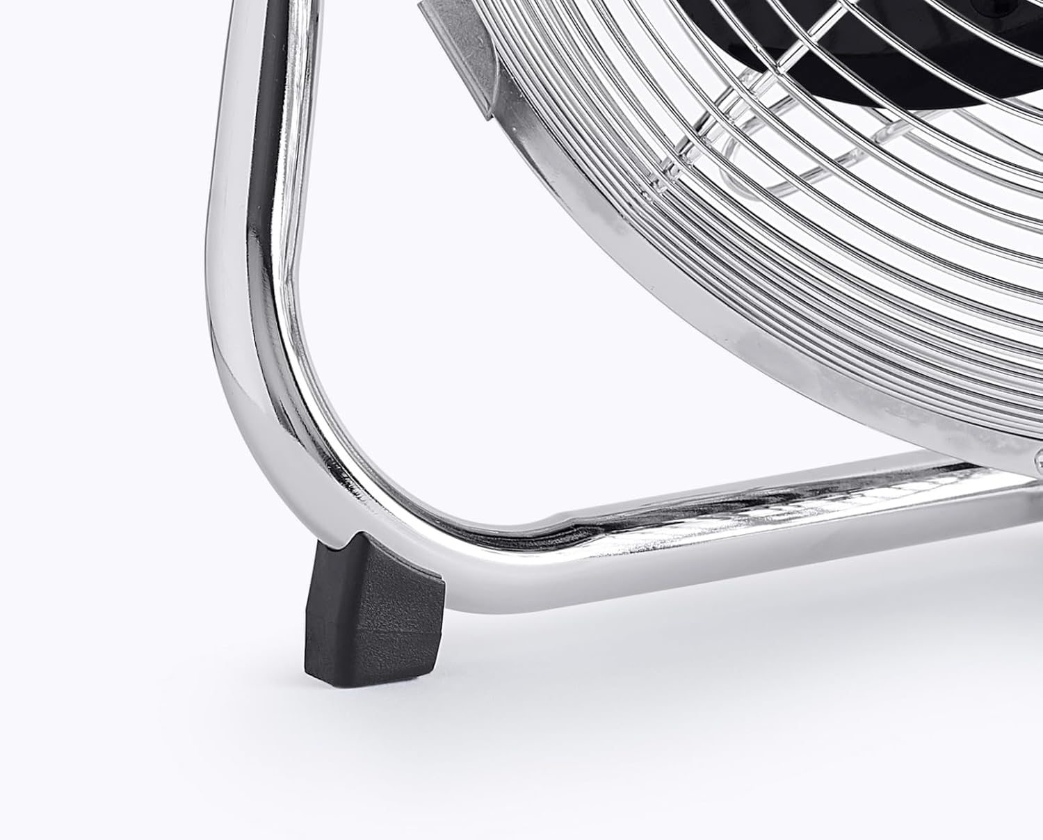 Bigben Ventilatore da tavolo 48 W, 3 velocità, testa inclinabile, alluminio spazzolato, per montaggio su scrivania, pavimento o parete, diametro 30 cm - FANF01S